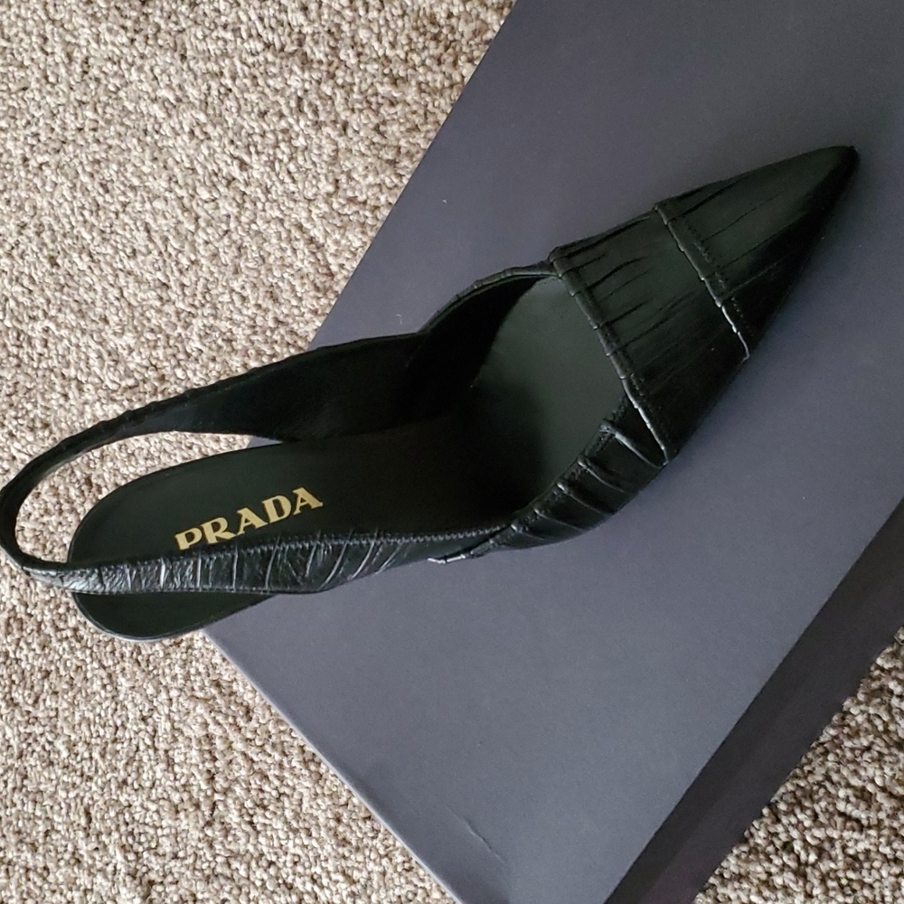 Prada Slingback AUTHENTIC - Picture 2 of 4